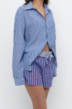Load image into Gallery viewer, Modern x Blue Striped Lightweight Cotton-blend Buttonup (XS-XL)