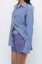 Load image into Gallery viewer, Modern x Blue Striped Lightweight Cotton-blend Buttonup (XS-XL)