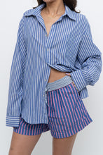 Load image into Gallery viewer, Modern x Blue Striped Lightweight Cotton-blend Buttonup (XS-XL)