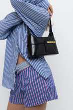 Load image into Gallery viewer, Vintage x KGB STUDIO Black Faux Leather Small Purse