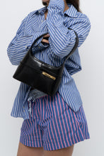 Load image into Gallery viewer, Vintage x KGB STUDIO Black Faux Leather Small Purse
