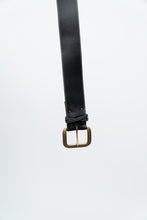 Load image into Gallery viewer, Vintage x Black Cowhide Leather Chunky Belt (XS)
