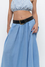 Load image into Gallery viewer, Vintage x Black Cowhide Leather Chunky Belt (XS)