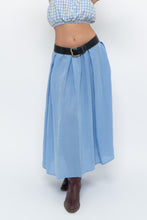 Load image into Gallery viewer, H&amp;M x Blue Flowy Maxi Skirt (L)