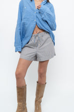 Load image into Gallery viewer, Modern x Blue Striped Cotton Short (M, L)