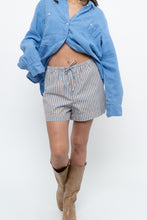 Load image into Gallery viewer, Modern x Blue Striped Cotton Short (M, L)