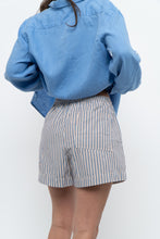 Load image into Gallery viewer, Modern x Blue Striped Cotton Short (M, L)