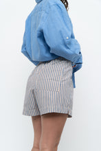 Load image into Gallery viewer, Modern x Blue Striped Cotton Short (M, L)
