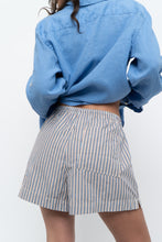 Load image into Gallery viewer, Modern x Blue Striped Cotton Short (M, L)