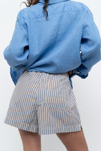 Load image into Gallery viewer, Modern x Blue Striped Cotton Short (M, L)