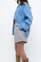 Load image into Gallery viewer, Modern x Blue Striped Cotton Short (M, L)