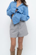 Load image into Gallery viewer, Modern x Blue Striped Cotton Short (M, L)