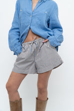 Load image into Gallery viewer, Modern x Blue Striped Cotton Short (M, L)
