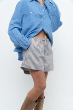 Load image into Gallery viewer, Modern x Blue Striped Cotton Short (M, L)