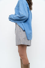 Load image into Gallery viewer, Modern x Blue Striped Cotton Short (M, L)
