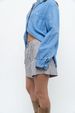 Load image into Gallery viewer, Modern x Blue Striped Cotton Short (M, L)
