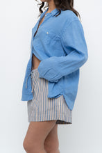 Load image into Gallery viewer, Vintage x RALPH LAUREN Sharp Blue Linen Top (XS-L)