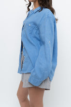 Load image into Gallery viewer, Vintage x RALPH LAUREN Sharp Blue Linen Top (XS-L)