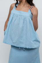 Load image into Gallery viewer, Vintage x Baby Blue Babydoll Cotton Tank (S, M)