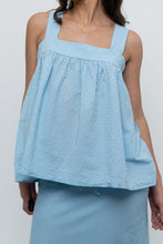 Load image into Gallery viewer, Vintage x Baby Blue Babydoll Cotton Tank (S, M)
