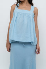 Load image into Gallery viewer, Vintage x Baby Blue Babydoll Cotton Tank (S, M)