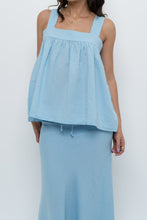 Load image into Gallery viewer, Vintage x Baby Blue Babydoll Cotton Tank (S, M)