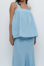 Load image into Gallery viewer, Vintage x Baby Blue Babydoll Cotton Tank (S, M)