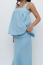 Load image into Gallery viewer, Vintage x Baby Blue Babydoll Cotton Tank (S, M)