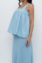 Load image into Gallery viewer, Vintage x Baby Blue Babydoll Cotton Tank (S, M)