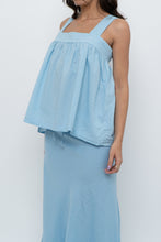 Load image into Gallery viewer, Vintage x Baby Blue Babydoll Cotton Tank (S, M)