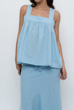 Load image into Gallery viewer, Vintage x Baby Blue Babydoll Cotton Tank (S, M)