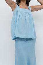 Load image into Gallery viewer, Vintage x Baby Blue Babydoll Cotton Tank (S, M)