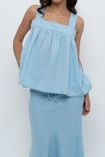 Load image into Gallery viewer, Vintage x Baby Blue Babydoll Cotton Tank (S, M)