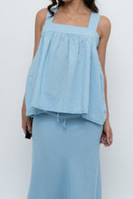 Load image into Gallery viewer, Vintage x Baby Blue Babydoll Cotton Tank (S, M)