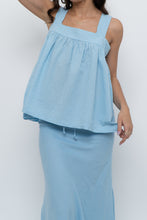 Load image into Gallery viewer, Vintage x Baby Blue Babydoll Cotton Tank (S, M)