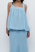 Load image into Gallery viewer, Vintage x Baby Blue Babydoll Cotton Tank (S, M)
