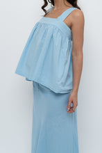 Load image into Gallery viewer, Vintage x Baby Blue Babydoll Cotton Tank (S, M)