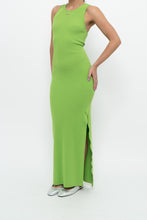 Load image into Gallery viewer, MICHAEL KORS x Bright Green Ribbed Sleeveless Dress (S)