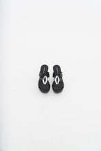Load image into Gallery viewer, Vintage x BCBG Generation Black, Silver Wedges (7-8)