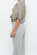 Load image into Gallery viewer, Vintage x Sage Green Semi-Sheer Flowy Top (XS-XL)