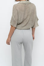 Load image into Gallery viewer, Vintage x Sage Green Semi-Sheer Flowy Top (XS-XL)