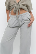 Load image into Gallery viewer, Vintage x Made in Italy x Grey, Sage Linen-blend Lounge Pant (XS)