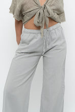 Load image into Gallery viewer, Vintage x Made in Italy x Grey, Sage Linen-blend Lounge Pant (XS)