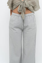 Load image into Gallery viewer, Vintage x Made in Italy x Grey, Sage Linen-blend Lounge Pant (XS)