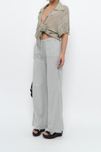 Load image into Gallery viewer, Vintage x Made in Italy x Grey, Sage Linen-blend Lounge Pant (XS)