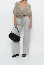 Load image into Gallery viewer, Vintage x Made in Italy x Grey, Sage Linen-blend Lounge Pant (XS)