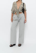 Load image into Gallery viewer, Vintage x Made in Italy x Grey, Sage Linen-blend Lounge Pant (XS)