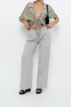 Load image into Gallery viewer, Vintage x Made in Italy x Grey, Sage Linen-blend Lounge Pant (XS)