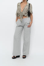 Load image into Gallery viewer, Vintage x Made in Italy x Grey, Sage Linen-blend Lounge Pant (XS)