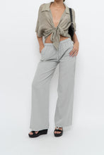 Load image into Gallery viewer, Vintage x Made in Italy x Grey, Sage Linen-blend Lounge Pant (XS)